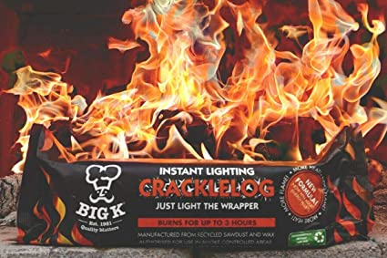 Big K instant light crackle log