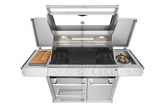 BeefEater 7000 Series Premium - 5 Burner BBQ & Side Burner Trolley