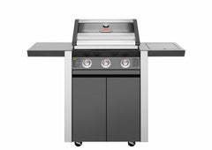 BeefEater 1600E Series - 3 Burner BBQ & Side Burner Trolley