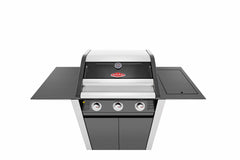 BeefEater 1600E Series - 3 Burner BBQ & Side Burner Trolley