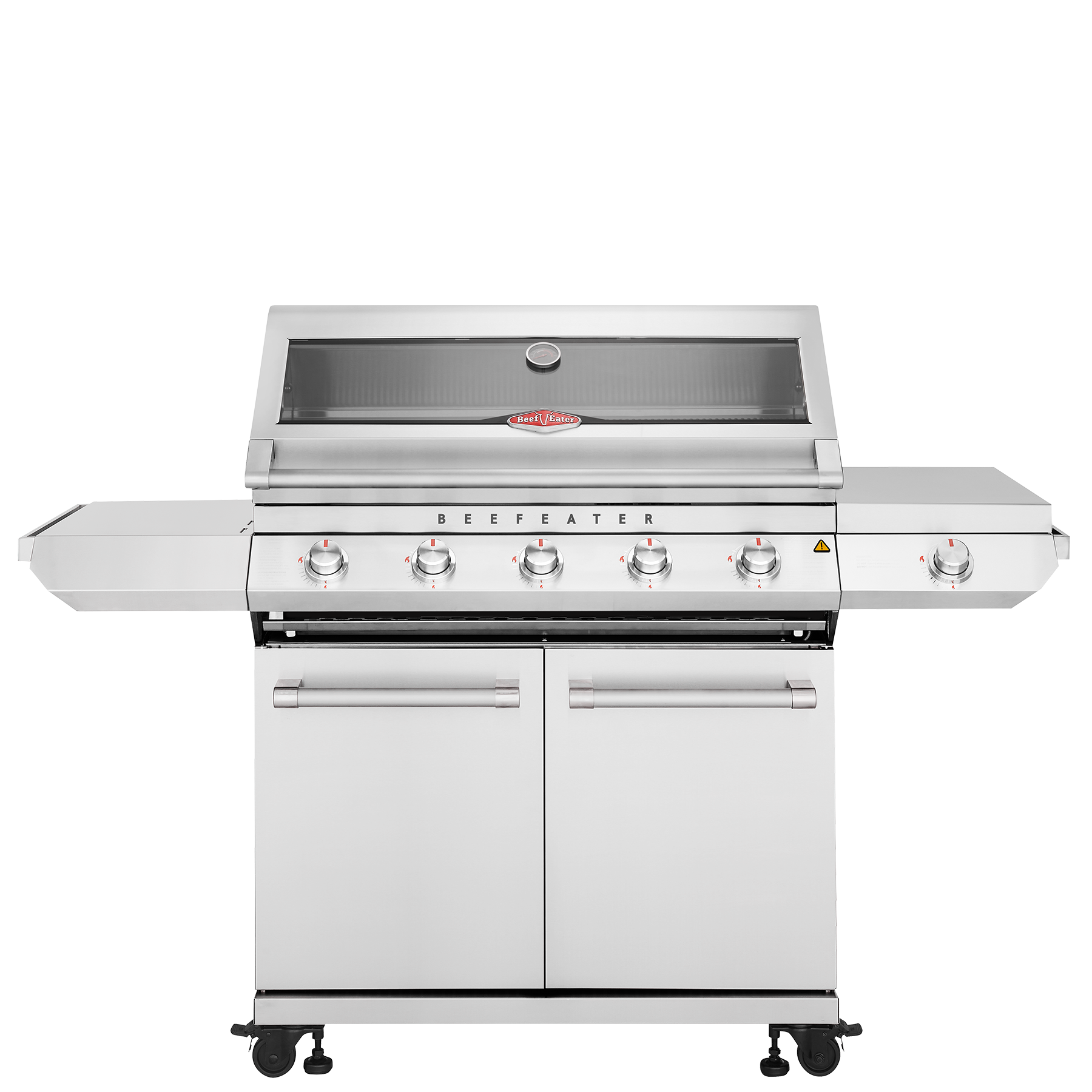 BeefEater 7000 Series Classic - 5 Burner BBQ & Side Burner Trolley