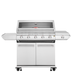 BeefEater 7000 Series Classic - 5 Burner BBQ & Side Burner Trolley