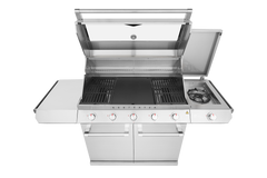 BeefEater 7000 Series Classic - 5 Burner BBQ & Side Burner Trolley