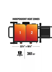 Blackstone 22 Inch Omnivore Flex-Fold Cart Griddle with Hood