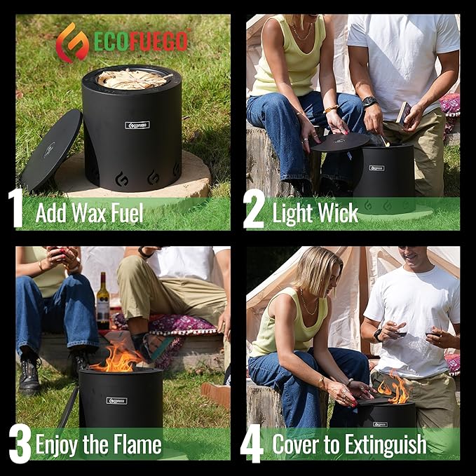 ECO FUEGO El Campo Fire Pit