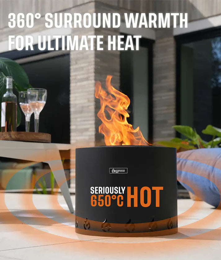 ECO FUEGO El Fuego Metal Fire Pit