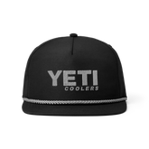 Yeti Mid Pro Flat Brim Rope Hat - Black