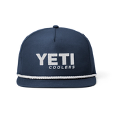 Yeti Mid Pro Flat Brim Rope Hat - Navy