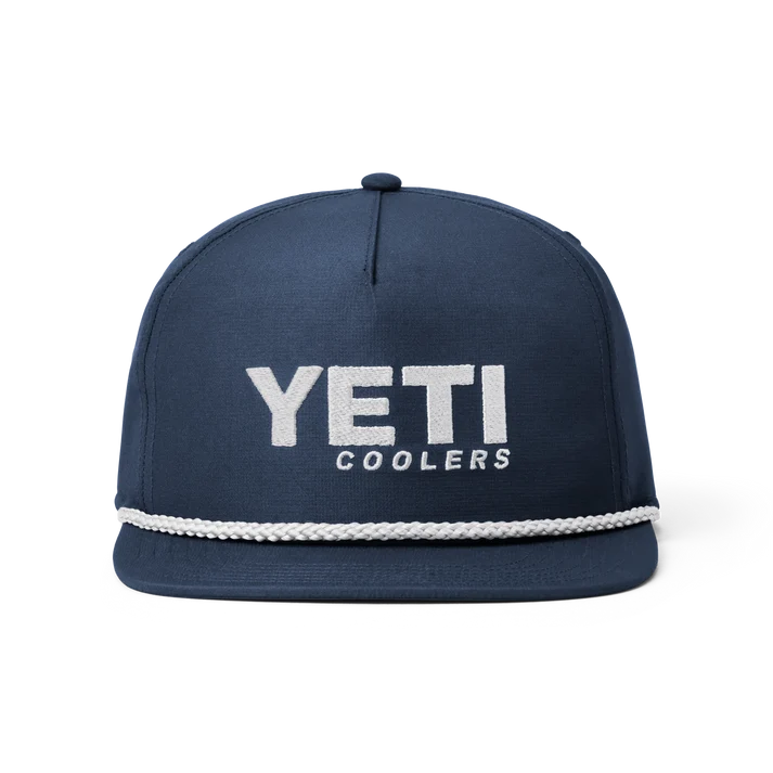 Yeti Mid Pro Flat Brim Rope Hat - Navy