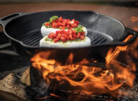 Petromax 30cm Cast Iron Grill Fire Skillet with Two Handles