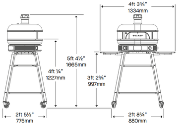 Gozney Dome Pizza Oven - Bone - Dual Fuel