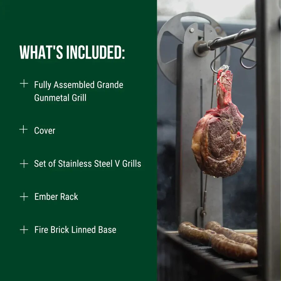 Somerset Grill Co - GRANDE GUNMETAL (not included woodstore)