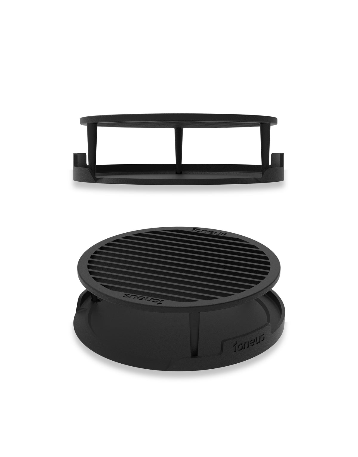 Igneus Cast Iron Tuscan Grill and Drip Tray