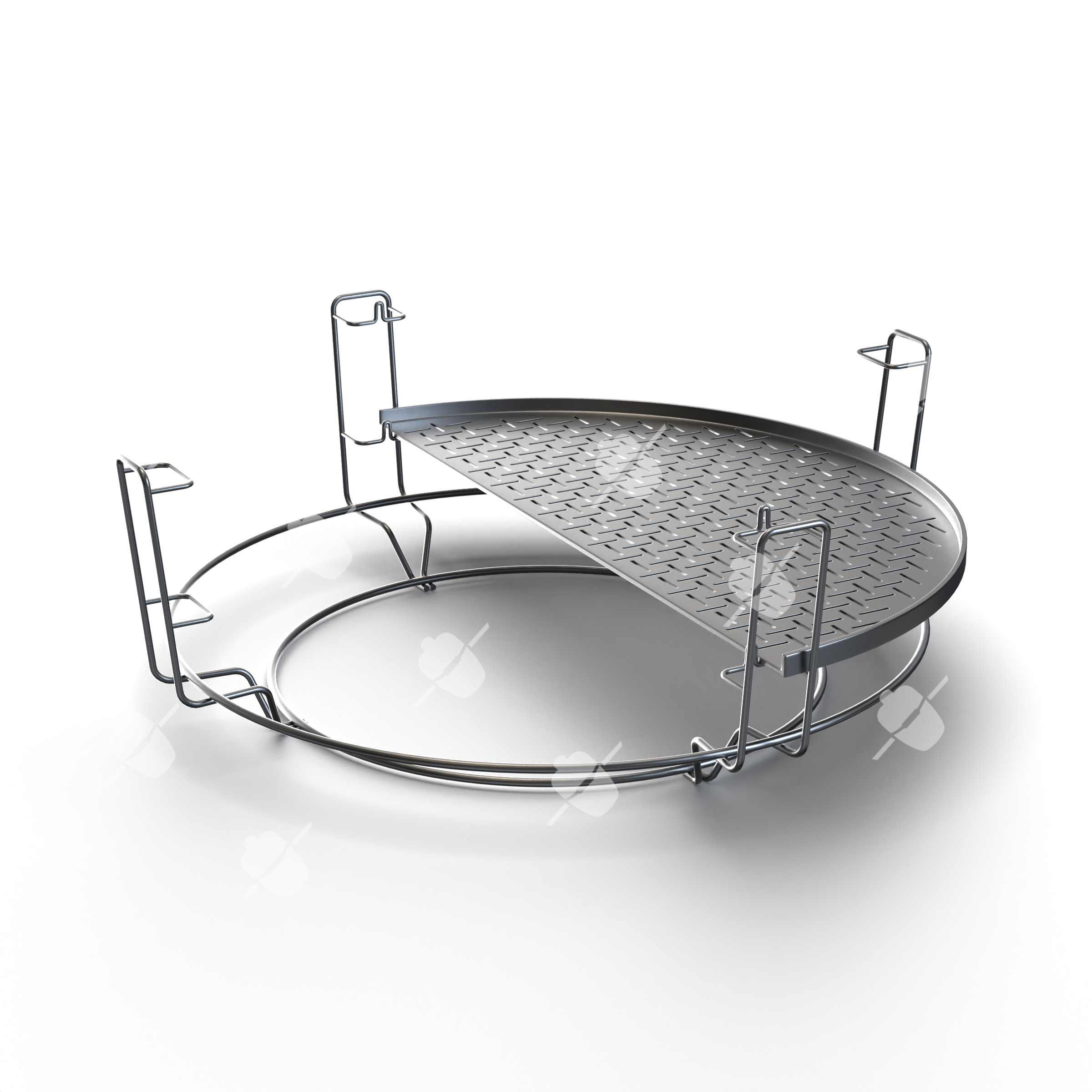 Kama Gear Half Moon Stainless Steel Fish & Vegetable Grate