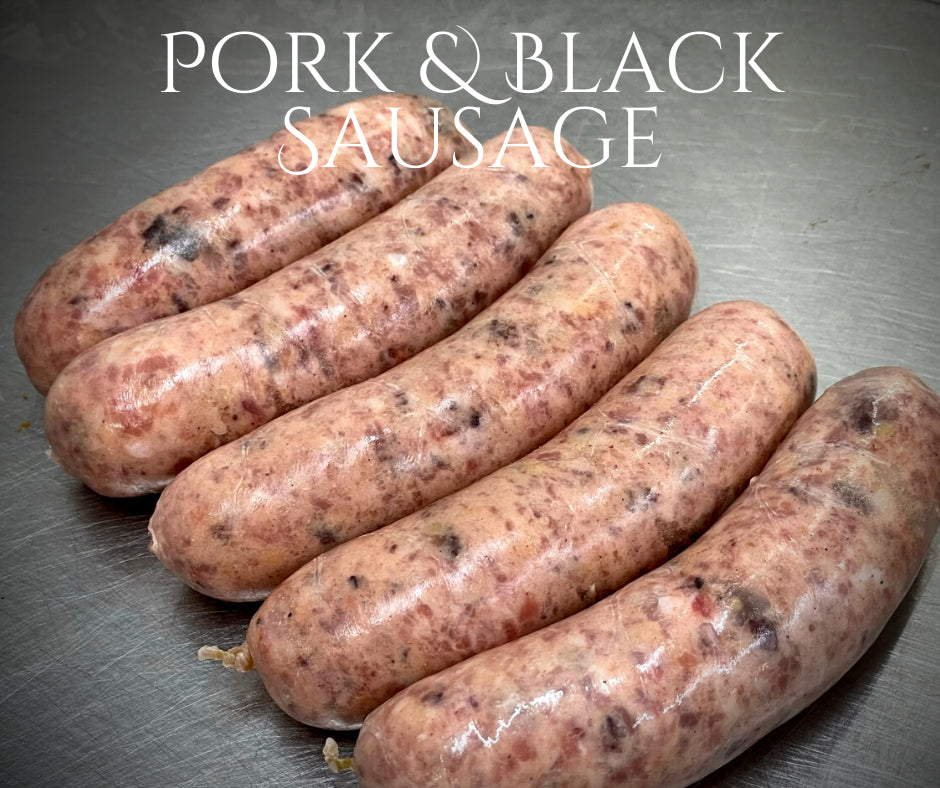 John Davidsons Pork and Black Pudding Sausages
