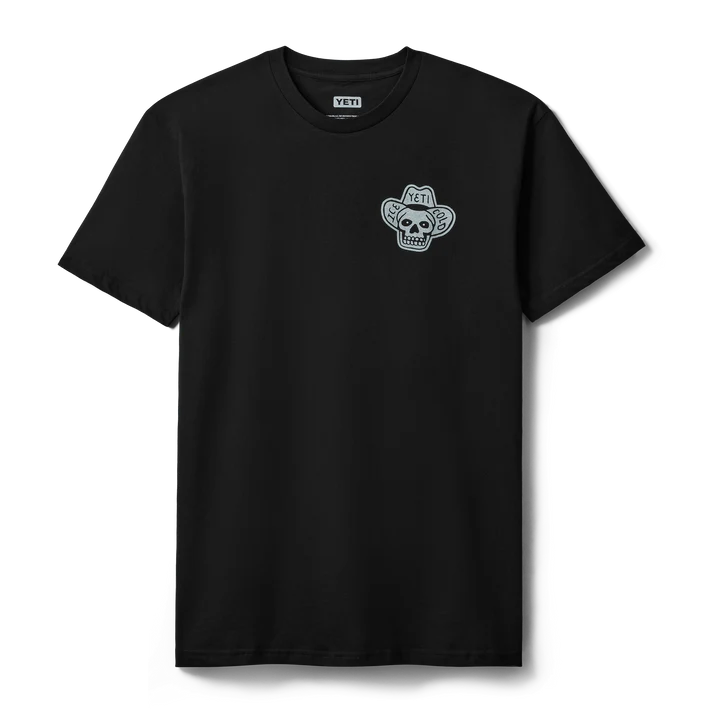 Yeti Cowboy Skull Short Sleeve T-Shirt