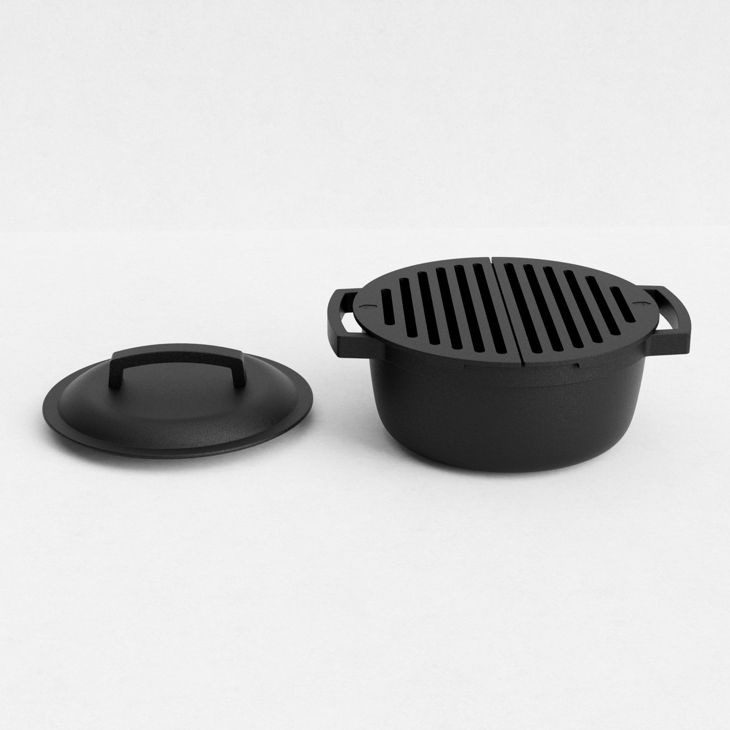 Kama Gear Smoke Pot : 5.7L Over The Top Cooking Dutch Oven