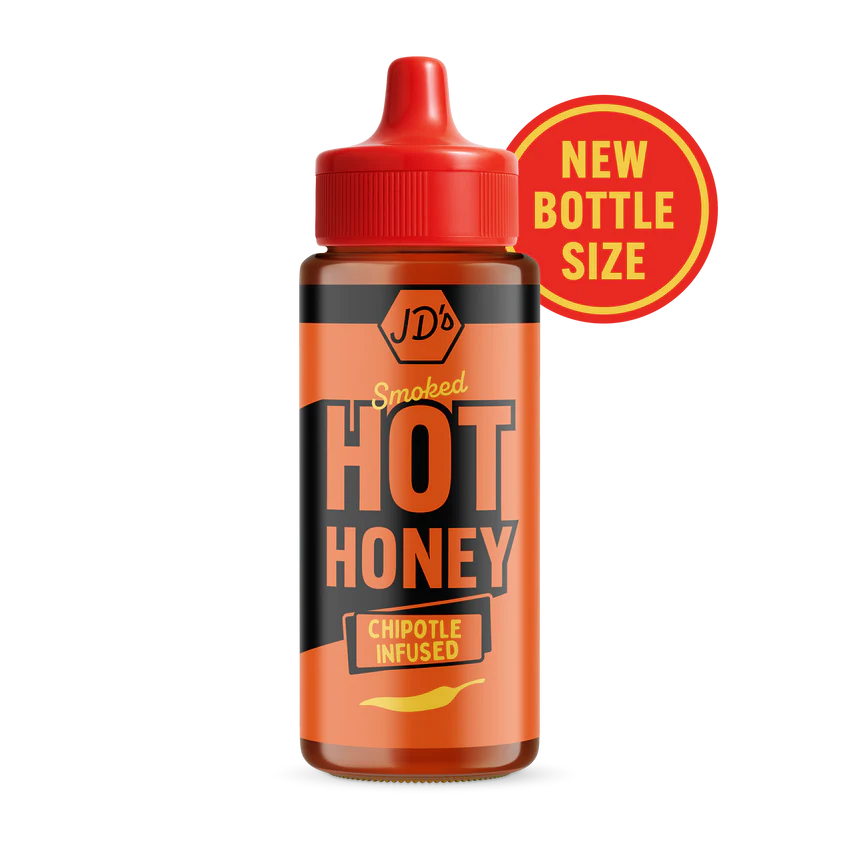 JD'S Smoked Hot Honey - New Size 260g Bottle