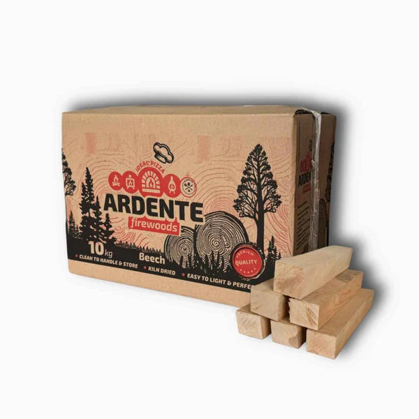 Globaltic Premium Kiln-Dried Beech Pizza Oven Logs - 10kg Box