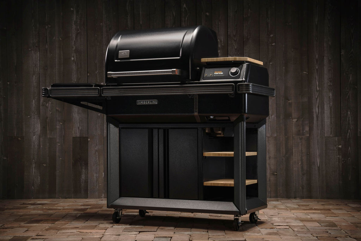 Assembled Traeger Timberline barbecue ready to use