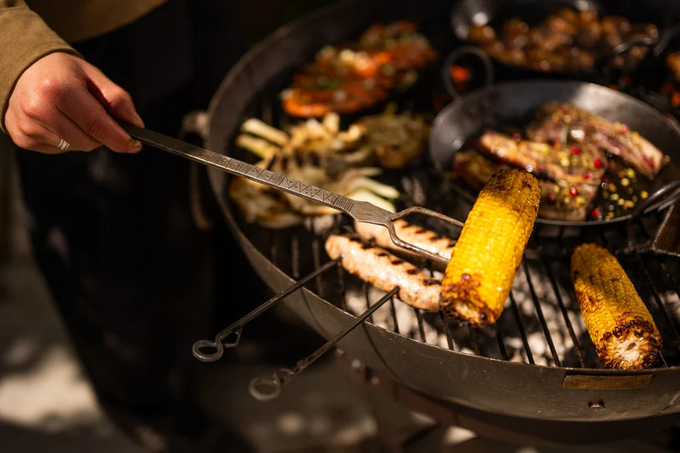 Kadai BBQ BBQ Utensils with Canvas Wrap and Handle