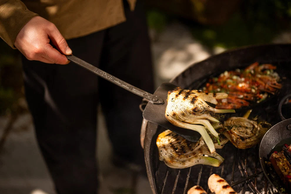 Kadai BBQ BBQ Utensils with Canvas Wrap and Handle