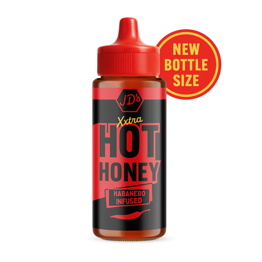 JD'S XXTRA Hot Honey - New Size 260g Bottle