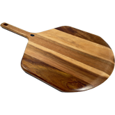 Kama Gear 12" Acacia Wood Pizza Peel & Serving Board