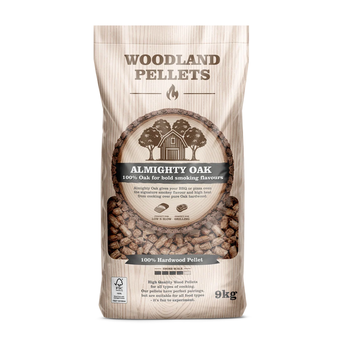 Woodland Pellets - Almighty Oak 9kg