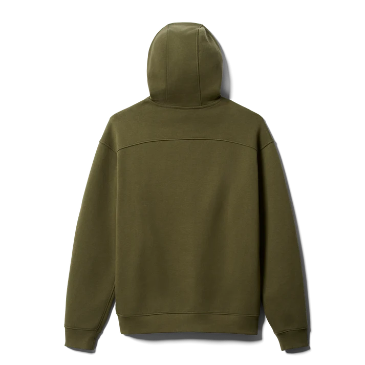 Yeti Arrowhead Built for the Wild Pullover Fleece Hoodie - OLIVE