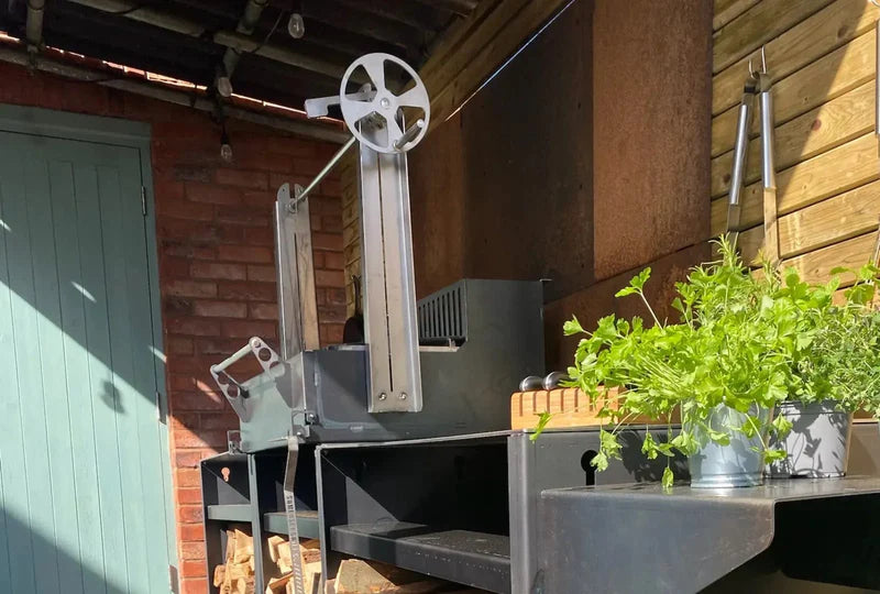 Somerset Grill Co Asado Gunmetal Outdoor Kitchen Bundle