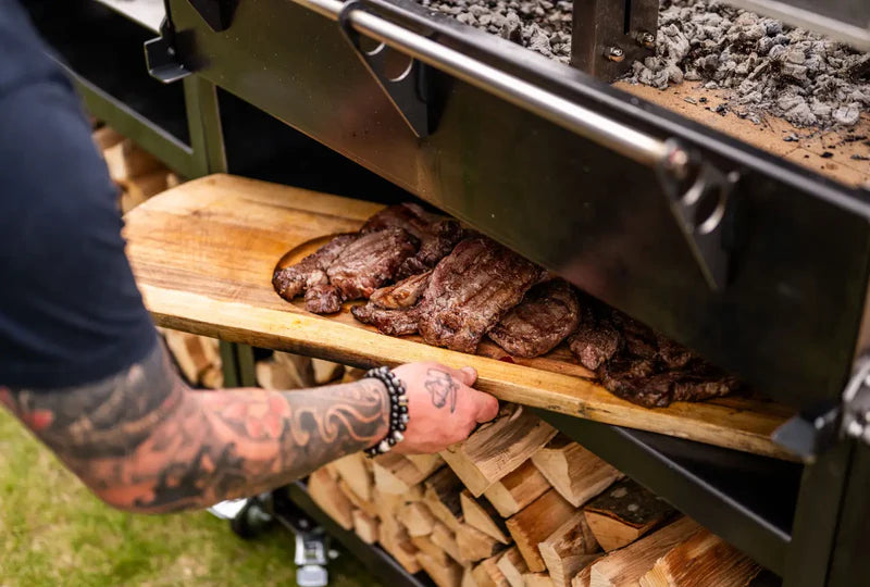 Somerset Grill Co Asado Gunmetal Outdoor Kitchen Bundle