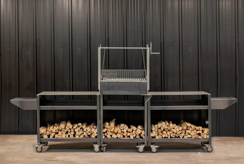 Somerset Grill Co Asado Gunmetal Outdoor Kitchen Bundle