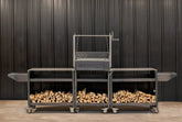 Somerset Grill Co Asado Gunmetal Outdoor Kitchen Bundle