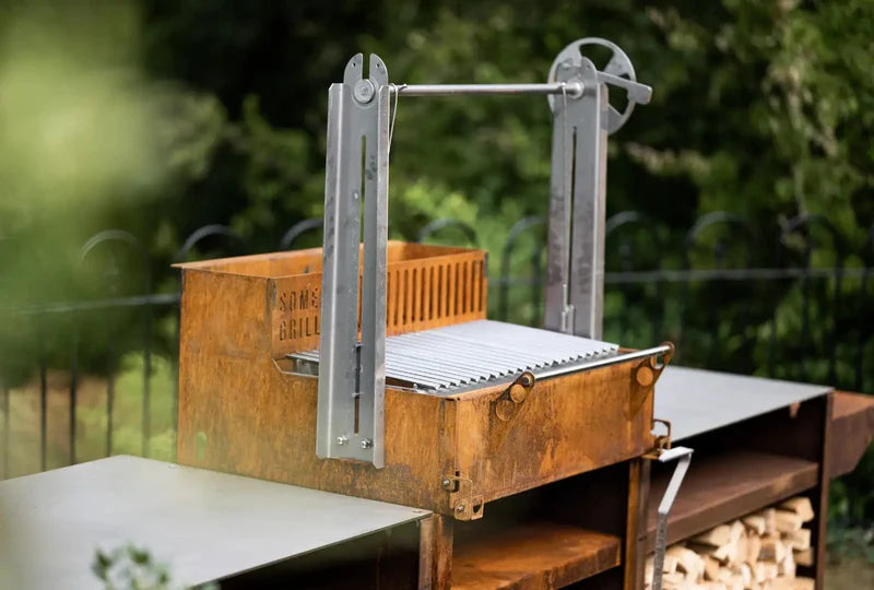 Somerset Grill Co Asado Cor-Ten Outdoor Kitchen Bundle