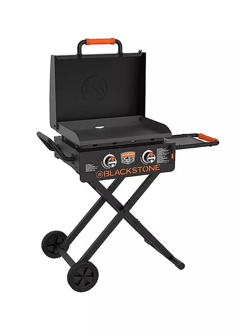 Blackstone 22 Inch Omnivore Flex-Fold Cart Griddle with Hood
