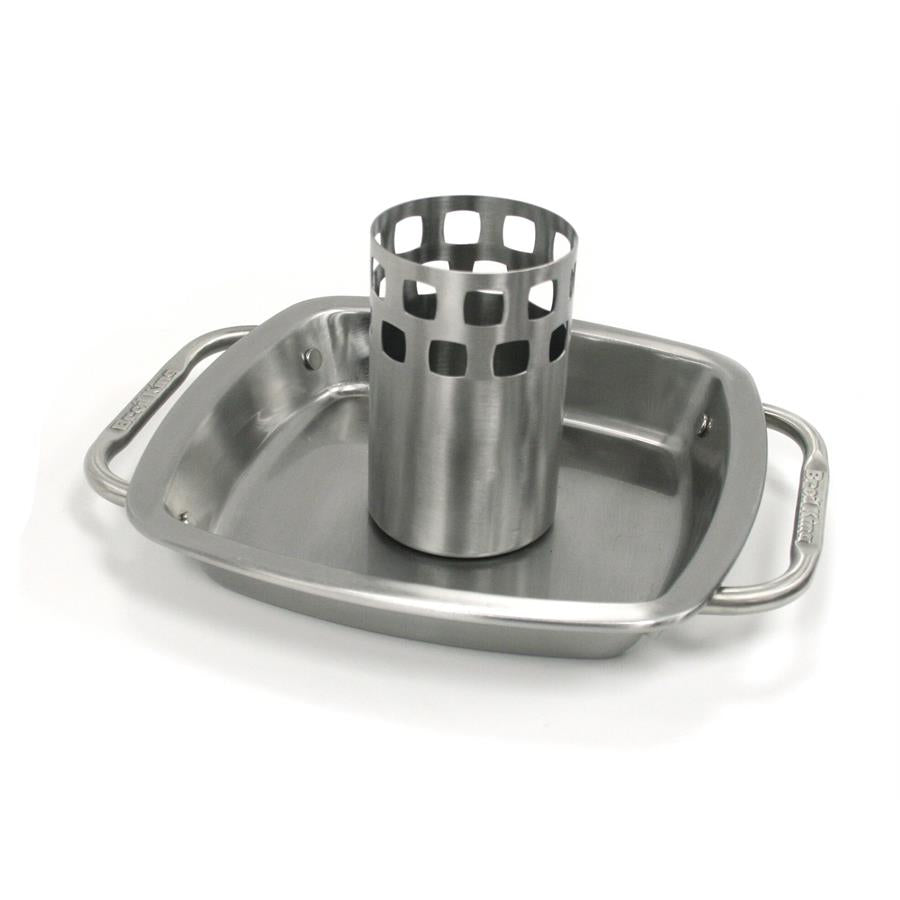 Broil King Stainless Steel Chicken Roaster with Pan