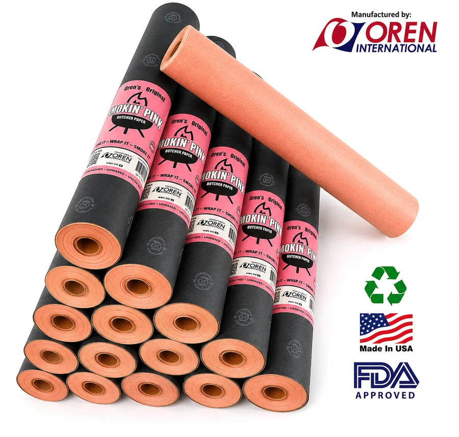 Oren's Smokin' Pink butcher paper