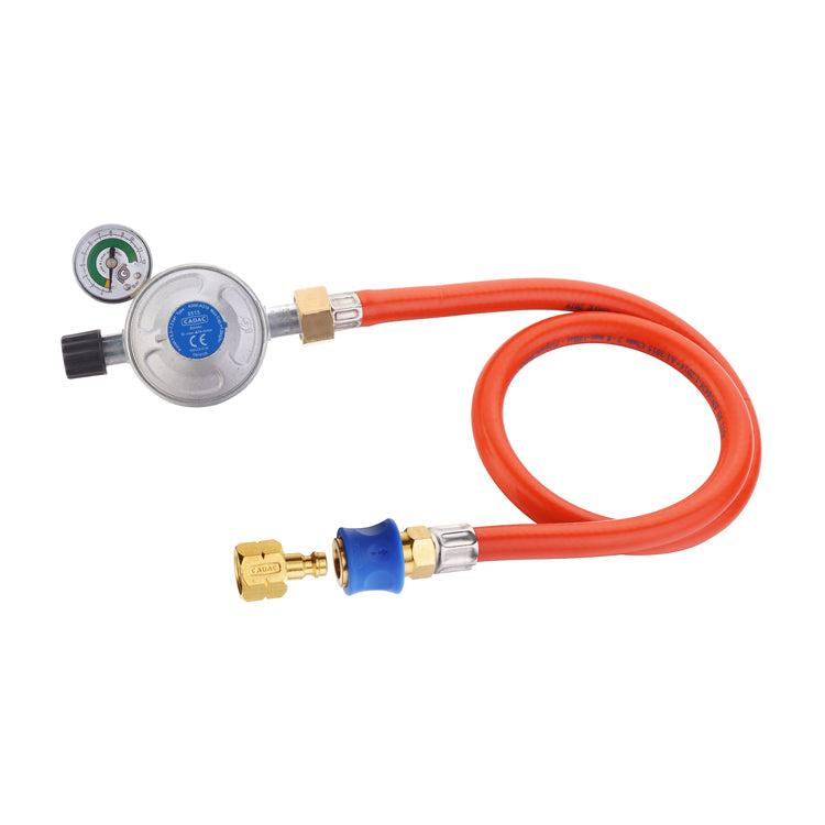Cadac LP Campingaz Screw on Regulator with quick release coupling