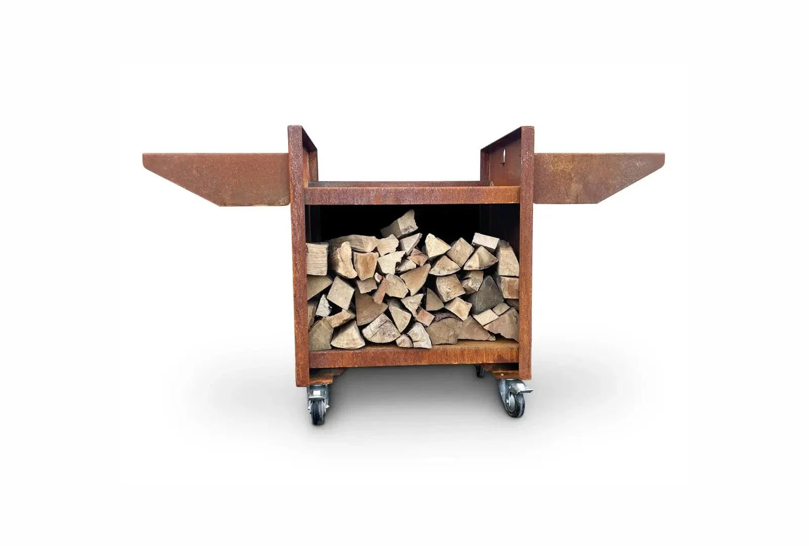 Somerset Grill Co - COR-TEN WITH WOODSTORE