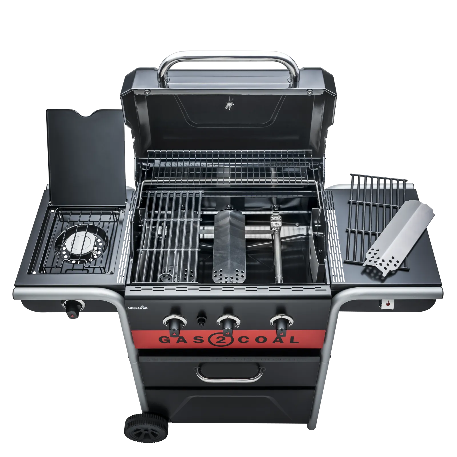Char Broil Gas2Coal 3+1 Burner Hybrid Grill