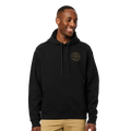 Yeti Designed In Pullover Fleece Hoodie BLACK