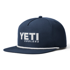 Yeti Mid Pro Flat Brim Rope Hat - Navy