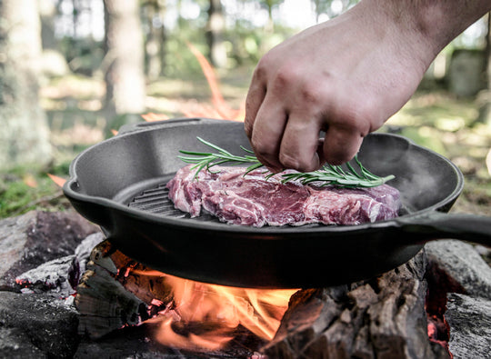 Petromax - 35cm Cast Iron Grill Fire Skillet with One Handle