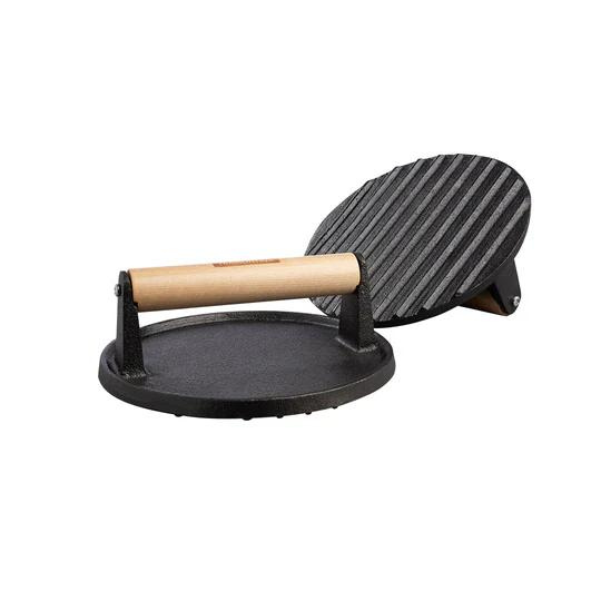 Tramontina Churrasco Pre-Seasoned Round Grill Press