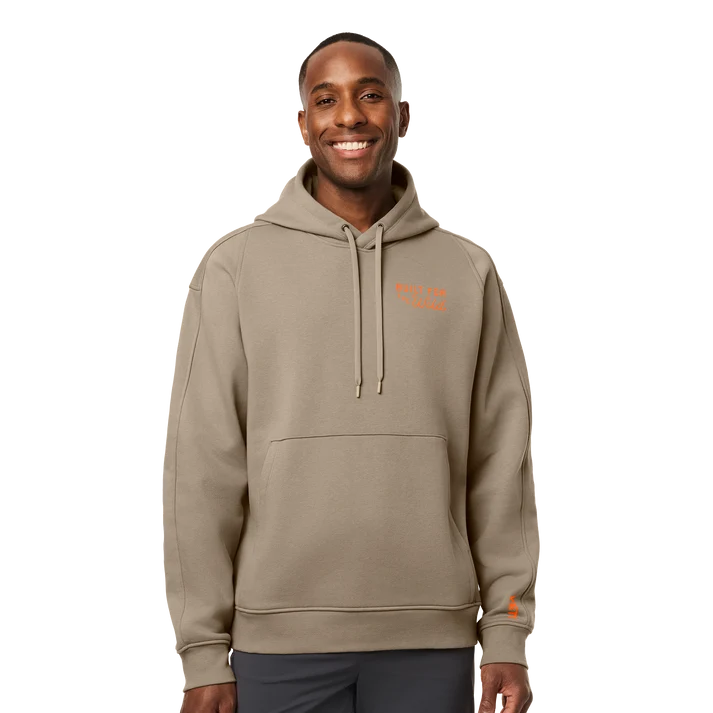 YETI Wild Pullover Taupe Fleece Hoodie