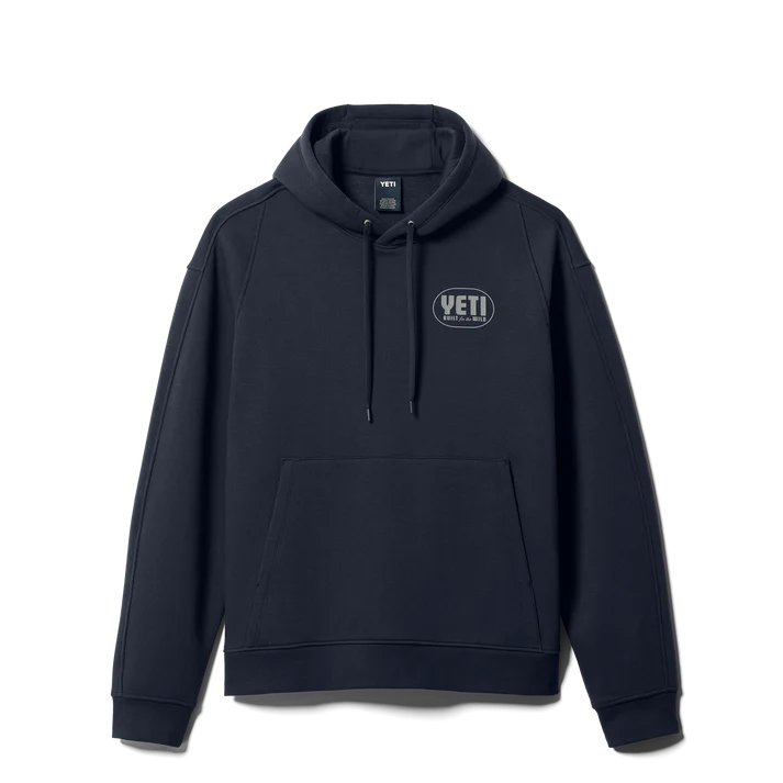 Yeti Retro Built for the Wild Pullover Fleece Hoodie NAVY
