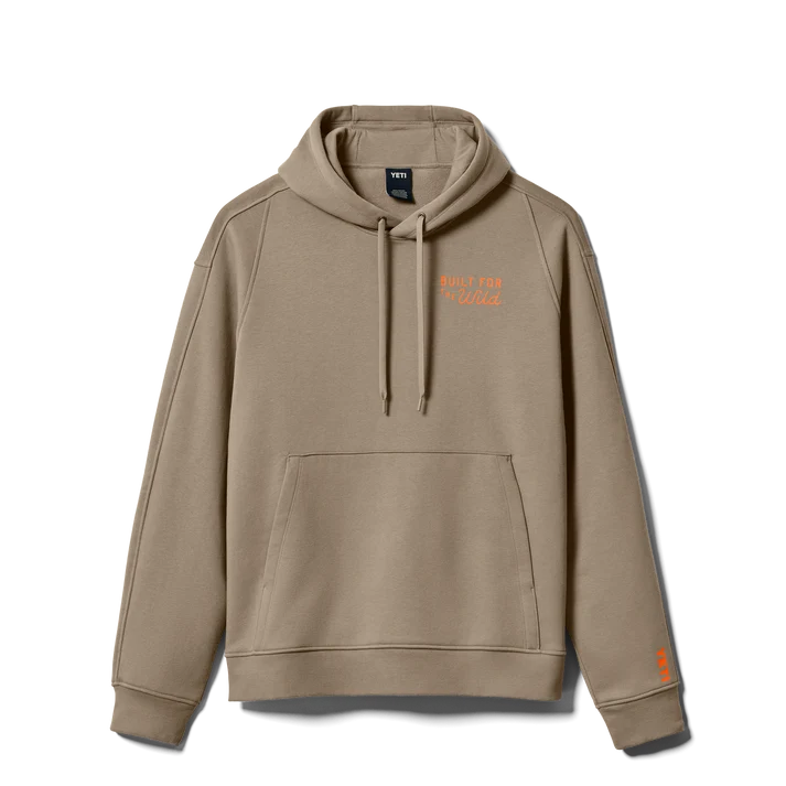 YETI Wild Pullover Taupe Fleece Hoodie