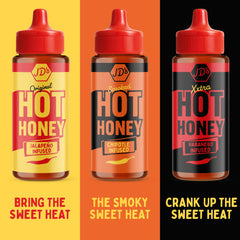 JD'S Hot Honey Original - New Size 260g Bottle
