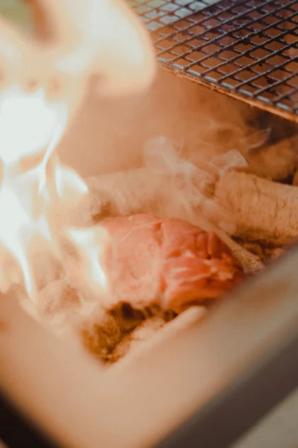 Long Kasai Konro Grill with Stainless Steel Frame